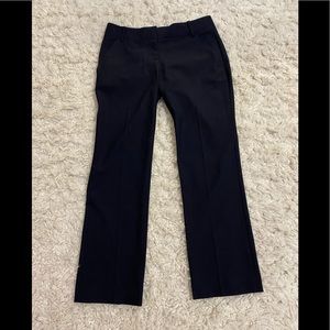 Tory Burch Navy Blue Straight Leg Pants